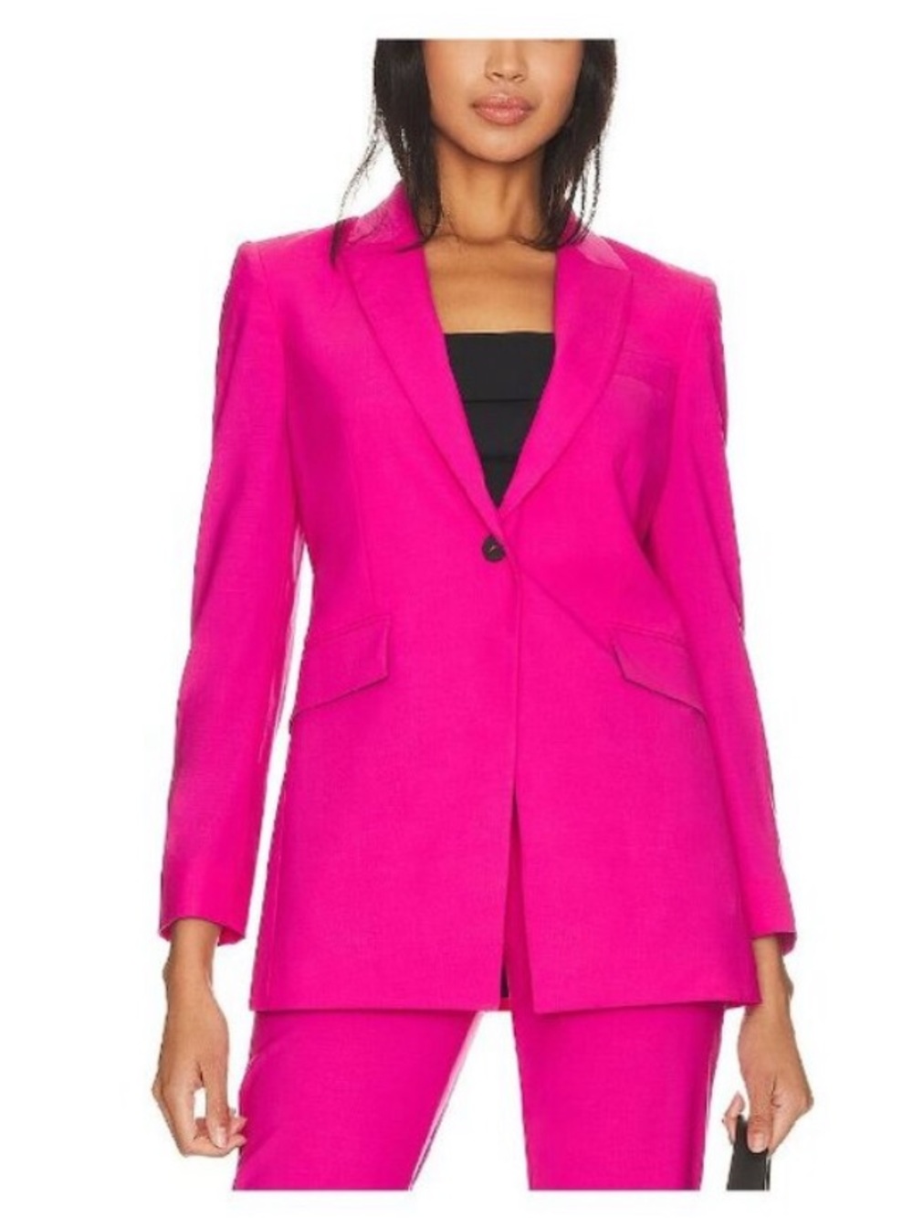 THEORY Carnation Pink Etiennette B Suiting Wool Blazer Jacket Women’s 6